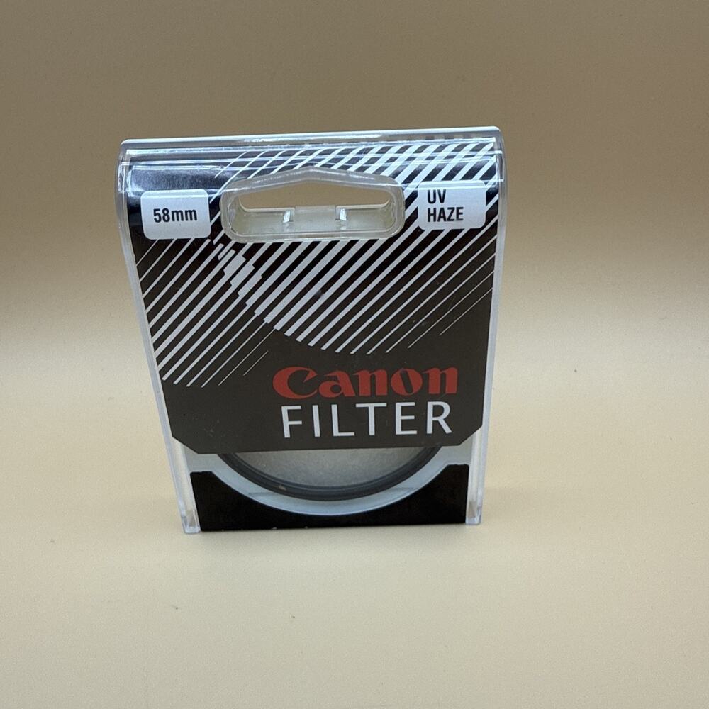 *Genuine* Canon 7-5801- 1 58mm UV Haze Filter for Cameras and Camcorders